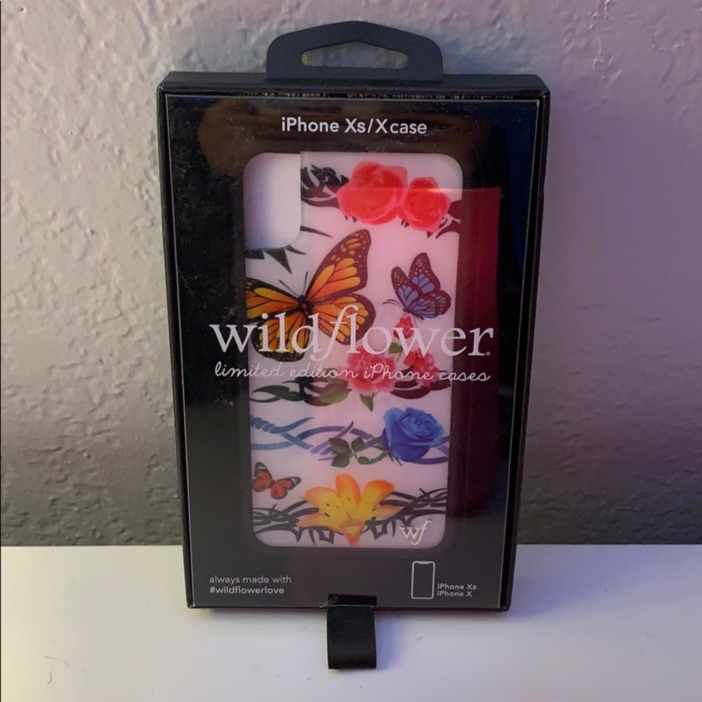 wildflower “tramp stamp” iphone xs/ x case